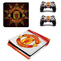 Skin-Nit Decal Skin for PS4 Slim: Manchester United - Red & White Photo