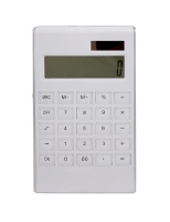 Macro: Desktop Calculator - White Photo