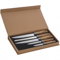Eco - 5 Piece Chef Knife Set With Wooden Handle Photo