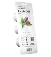 Click and Grow Purple Chili Pepper Refill for Smart Herb Garden - 3 Pack Photo