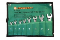 Jonnesway - Midget Combination Wrench - Set of 8 Photo