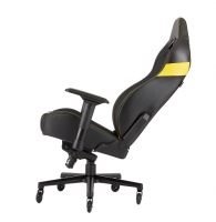 Corsair : T2 Road Warrior Gaming Chair Black and Yellow Photo