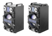 Blaupunkt Bluetooth Audio PA System with LED Disco Lights - 3000W Photo