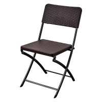 Kaufmann Chair Foldable Hdpe Brown Photo