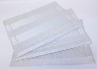 DSA - Earth Collection Stripe Placemats Natural - Set Of 6 Photo