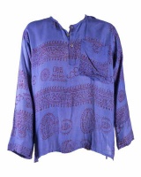 SKA Ohm Kurta Shirt - Blue Photo