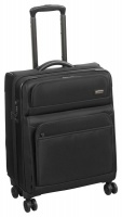 Cellini Lusso 2 Suiter Wide Body Carry On Mobile Office With TSA Lock - Jet Black Photo