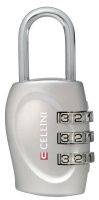 Cellini 3 Dial Combination Lock - Silver Photo