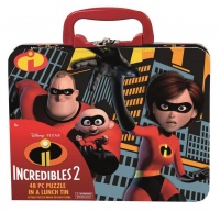 Incredibles 2 Puzzle Lunch Tin Photo