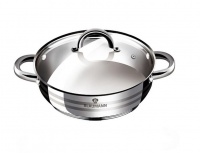 Blaumann 22cm Stainless Steel Shallow Pot - Gourmet Line Photo