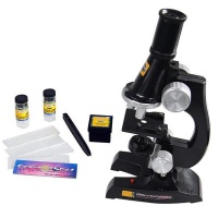 Microscope With LED 100X 200X & 450X Science Toy Photo