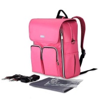 Multi-functional Waterproof Diaper Bag - Pink Photo