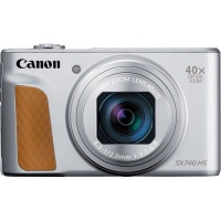 Canon SX740 HS Ultra Zoom Digital Camera - Silver Photo