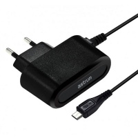 Astrum Micro USB Home Charger 2A with 1.5 Meter Cable - Black Photo