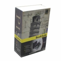 Pisa Hidden Book Safe with Strong Metal Case & Key Lock Photo