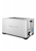 Taurus - 4 Slice 1400W Stainless Steel 5 Heat Toaster - Brushed Photo