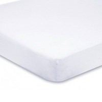 little acorn White Cot Fitted Sheet - Large Photo