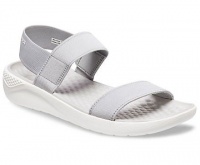 Croc's Women's LiteRide Sandal's - Light Grey & White Photo