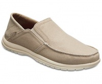 Croc's Mens Santa Cruz Convertible Loafers - Khaki & Cobblestone Photo