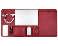 MacBook Air 13" 5" 1 PU Leather Organiser Combo - Red Photo