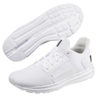 Puma Men's Enzo Street Running Shoes - White/Black Photo