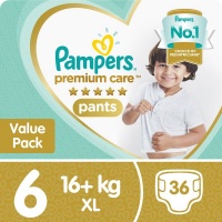Pampers Premium Care Pants - Size 6 Value Pack - 36 Nappies Photo