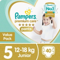Pampers Premium Care Pants - Size 5 Value Pack - 40 Nappies Photo