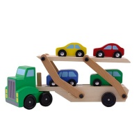 Wooden Double Deck Carrying Cart Photo
