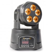 BeamZ MHL-90 LED Mini Moving Head Wash 5x18W RGBAW UV LEDS DMX Photo