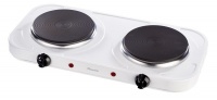 Pineware - 2000W Double Solid Hotplate - White Photo