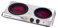 Russell Hobbs - 1200W Double Infrared Hotplate - Silver Photo