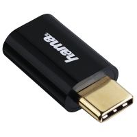 Hama USB-C Adapter USB-C Plug â€“ Micro-USB-B Socket Photo