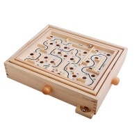 Wooden Maze Labyrinth Game Toy Photo