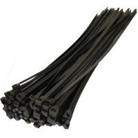 Edison Cable Ties Black 3.6x370mm Pack of100 Photo