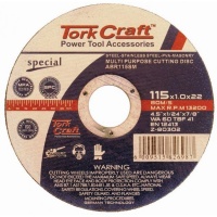 Tork Craft 115mm Multi Purpose Cutting Discs - 25 Pack Photo