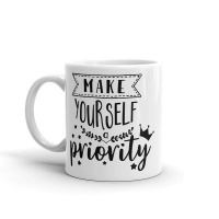 MugNolia Make Yourself A Priority Coffee Mug Photo