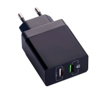 TUFF-LUV Qualcomm Quick Charge 3.0 2-Port USB wall plug Charger Photo