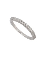 Miss Jewels Cubic Zirconia Eternity Band in 925 Sterling Silver Photo