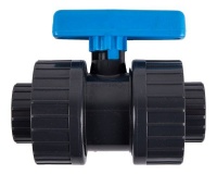 Bulk Pack x 2 Double Solvent Ball Valve - 32mm Pipe Size 40mm Photo