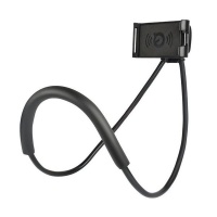 Black - Flexible Lazy Neck Cell Phone Holder Photo