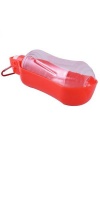 Eco - Portable Dog Water Bottle - Red Photo