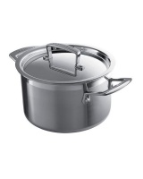 Le Creuset Classic Stainless Steel Deep Casserole Photo