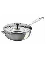 Le Creuset Professional Stainless Steel Chefs Pan Uncoated Photo
