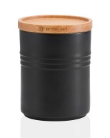 Le Creuset Medium Storage Jar with Wooden Lid - 10cm Photo