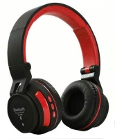 BT Bluetooth V4.2 Stereo Headphones - Red & Black Photo