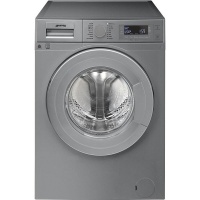 Smeg 60cm 9kg Silver Freestanding Washing Machine - WHTS914LSSA Photo