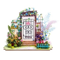 Robotime Garden House - 3D Wooden Puzzle Gift with LED Photo