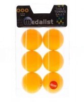 Medalist 3 Star Orange Table Tennis Balls - 6 x Pack Photo