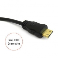 Raz Tech Mini HDMI to VGA 3.5mm Jack Cable Adapter - Black Photo