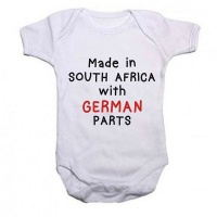 Qtees Africa Made in SA with German Parts Baby Grow Photo